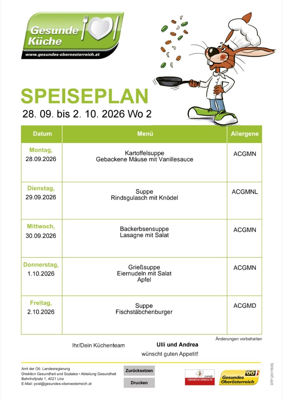 Speiseplan